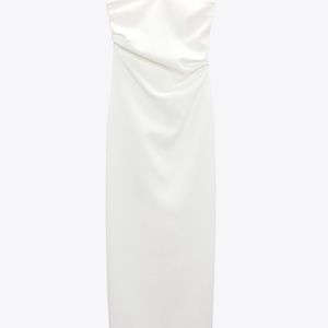 Zara | XS White strapless evening dress